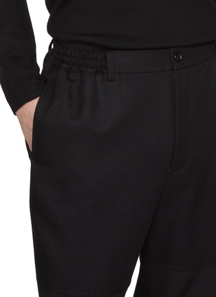  - COMME DES GARÇONS HOMME DEUX - Elasticated Waist Panelled Knee Wool Pants