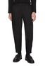 Main View - Click To Enlarge - COMME DES GARÇONS HOMME DEUX - Elasticated Waist Panelled Knee Wool Pants