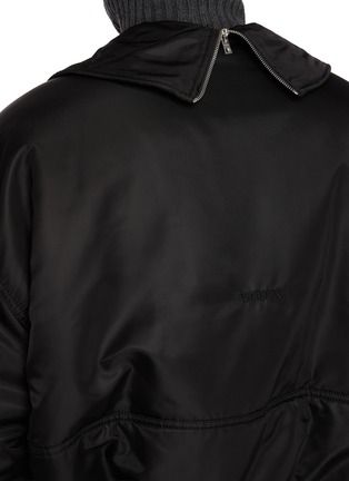  - WE11DONE - High Collar Nylon Bomber Jacket