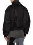 Back View - Click To Enlarge - WE11DONE - High Collar Nylon Bomber Jacket