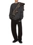 Figure View - Click To Enlarge - WE11DONE - Layered Chequered Cotton Shirt