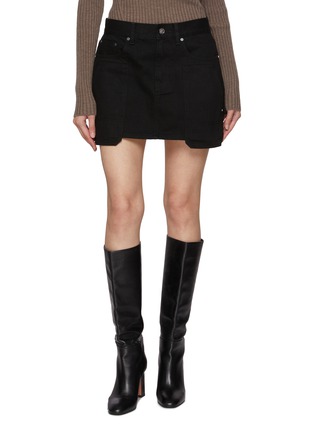 Main View - Click To Enlarge - HELMUT LANG - Carpenter Cotton Mini Skirt