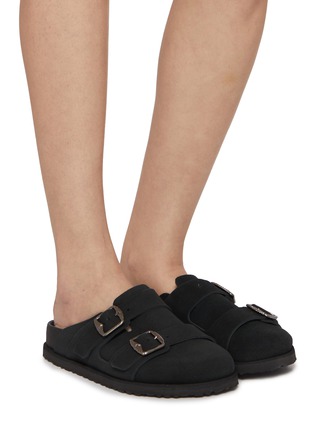 Figure View - Click To Enlarge - BIRKENSTOCK 1774 - 1774 222 West Suede Mules