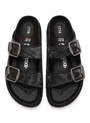 Detail View - Click To Enlarge - BIRKENSTOCK 1774 - 1774 Arizona Velvet Sandals