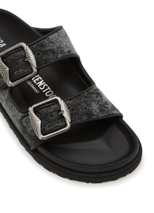 Detail View - Click To Enlarge - BIRKENSTOCK 1774 - 1774 Arizona Velvet Sandals