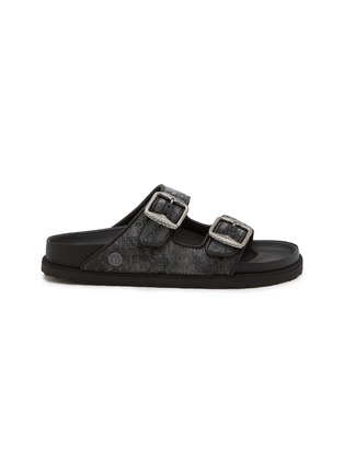 Main View - Click To Enlarge - BIRKENSTOCK 1774 - 1774 Arizona Velvet Sandals