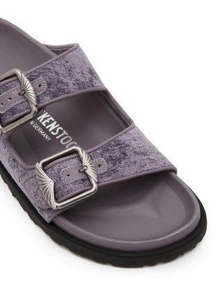 Detail View - Click To Enlarge - BIRKENSTOCK 1774 - 1774 Arizona Velvet Sandals