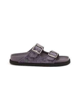Main View - Click To Enlarge - BIRKENSTOCK 1774 - 1774 Arizona Velvet Sandals
