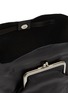 Detail View - Click To Enlarge - Y'S - Metal Clasp Leather Tote Bag