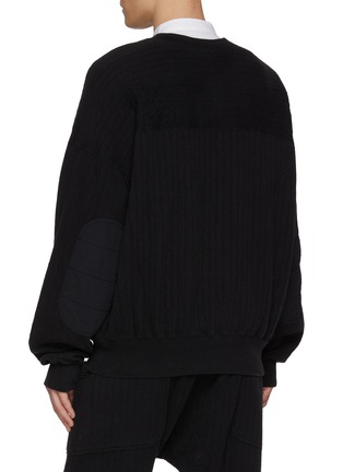 Back View - Click To Enlarge - THE VIRIDI-ANNE - Quilted Cardigan