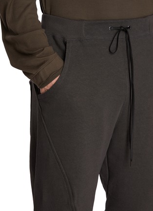  - THE VIRIDI-ANNE - Front Seam Wide Leg Cotton Sweatpants