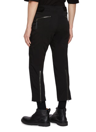 Back View - Click To Enlarge - THE VIRIDI-ANNE - Multi Zipper Tactical Tech Pants