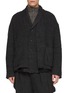 Main View - Click To Enlarge - THE VIRIDI-ANNE - Layered Single Breasted Linen Wool Blazer