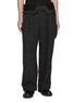 Main View - Click To Enlarge - THE VIRIDI-ANNE - Suspender Strap Linen Wool Pants