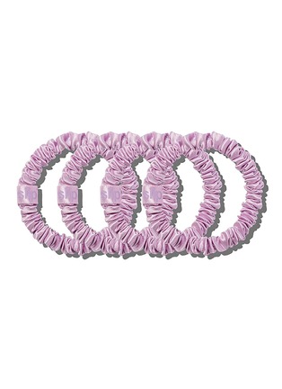 Detail View - Click To Enlarge - SLIP - Silk Skinny Scrunchie — Wildflower