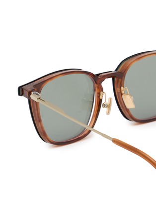 Detail View - Click To Enlarge - A. SOCIETY - Acetate Metal Square Sunglasses
