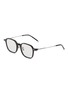 Detail View - Click To Enlarge - A. SOCIETY - Acetate Metal Square Sunglasses