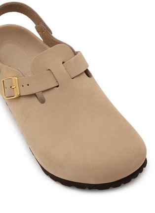 Detail View - Click To Enlarge - BIRKENSTOCK - Tokio Nubuck Leather Clogs