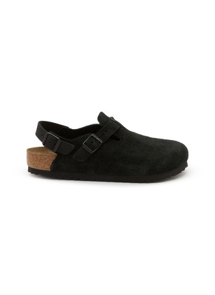 Main View - Click To Enlarge - BIRKENSTOCK - Tokio Suede Leather Clogs