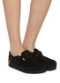 Figure View - Click To Enlarge - BIRKENSTOCK - Tokio Suede Leather Clogs