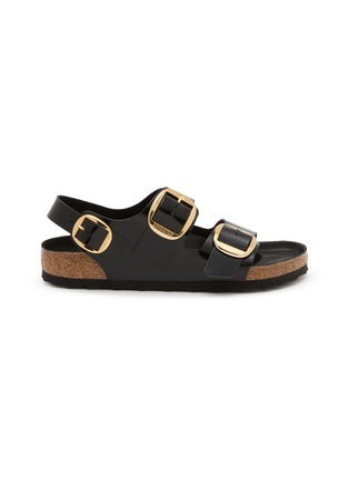 Main View - Click To Enlarge - BIRKENSTOCK - Milano Big Buckle Leather Sandals