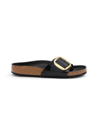 Main View - Click To Enlarge - BIRKENSTOCK - Madrid Big Buckle Patent Leather Sandals