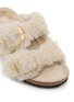 Detail View - Click To Enlarge - BIRKENSTOCK - Arizona Big Buckle Shearling Sandals