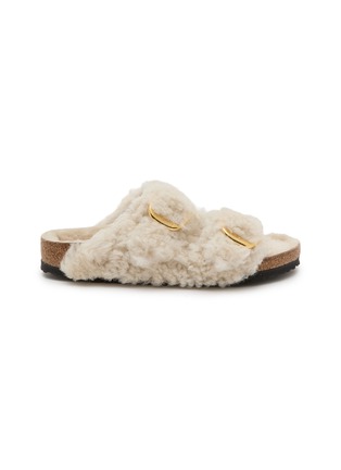 Main View - Click To Enlarge - BIRKENSTOCK - Arizona Big Buckle Shearling Sandals