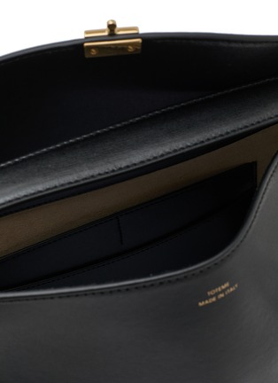 Detail View - Click To Enlarge - TOTEME - T-lock Top Handle Leather Shoulder Bag