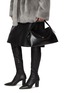 Front View - Click To Enlarge - TOTEME - T-lock Top Handle Leather Shoulder Bag