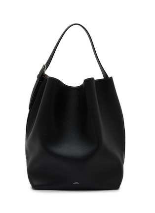 Main View - Click To Enlarge - TOTEME - Grained Leather Belted Tote Bag