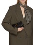 Figure View - Click To Enlarge - TOTEME - Mini T-lock Leather Clutch Bag