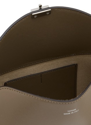 Detail View - Click To Enlarge - TOTEME - T-Lock Leather Clutch Bag