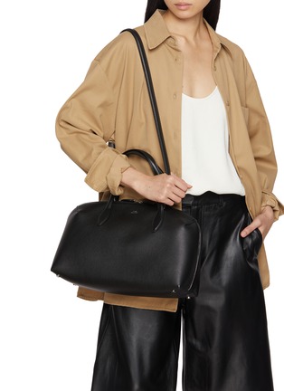 Figure View - Click To Enlarge - TOTEME - Medium Grained Leather Bag