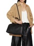 Figure View - Click To Enlarge - TOTEME - Medium Grained Leather Bag