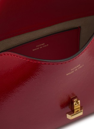Detail View - Click To Enlarge - TOTEME - Mini T-Lock Leather Clutch Bag