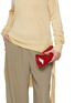 Figure View - Click To Enlarge - TOTEME - Mini T-Lock Leather Clutch Bag