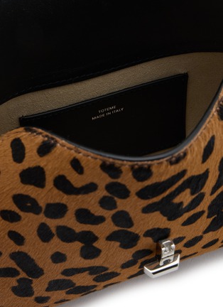 Detail View - Click To Enlarge - TOTEME - Mini T-lock Leather Clutch Bag