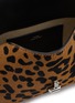 Detail View - Click To Enlarge - TOTEME - Mini T-lock Leather Clutch Bag