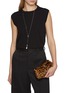 Figure View - Click To Enlarge - TOTEME - Mini T-lock Leather Clutch Bag