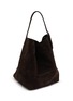 Detail View - Click To Enlarge - TOTEME - Suede Belted Suede Tote Bag