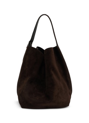 Main View - Click To Enlarge - TOTEME - Suede Belted Suede Tote Bag