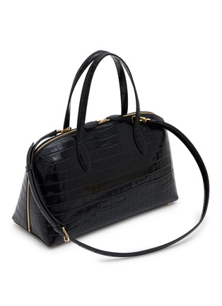 Detail View - Click To Enlarge - TOTEME - Medium Croc Embossed Leather Bag