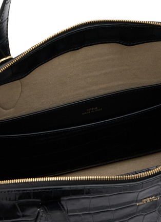 Detail View - Click To Enlarge - TOTEME - Medium Croc Embossed Leather Bag