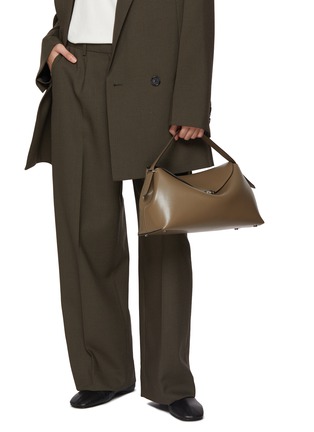 Figure View - Click To Enlarge - TOTEME - T-lock Top Handle Leather Shoulder Bag