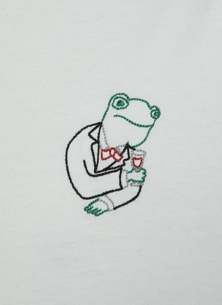  - MAISON LABICHE - Frog Embroidery Cotton T-Shirt