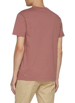 Back View - Click To Enlarge - MAISON LABICHE - Best Friend Forever Dog Embroidery Cotton T-Shirt