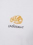  - MAISON LABICHE - Croissant Embroidery Cotton T-Shirt