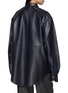 Back View - Click To Enlarge - SONIA CARRASCO - Zipped Leather Shirt