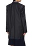 Back View - Click To Enlarge - SONIA CARRASCO - Relaxed Fit Pinstripe Wool Blazer